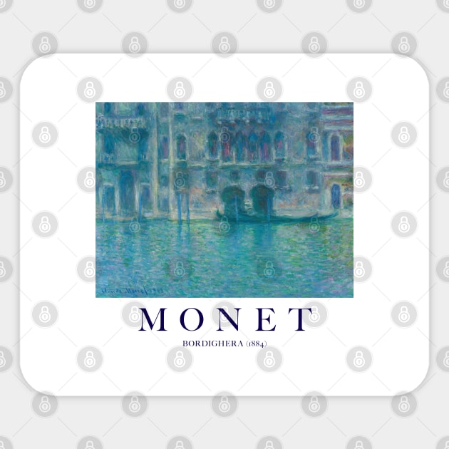 PANTONE MONET -  Palazzo da Mula, Venice (1908) by Claude Monet Sticker by theartistmusician